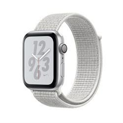 Apple Watch Nike+ Series 4 GPS Silver Aluminum Case with White Sport Loop(Спортивный плетеный ремешок) Apple Watch Nike+ Series 4 GPS Silver Aluminum Case with White Sport Loop(Спортивный плетеный ремешок)