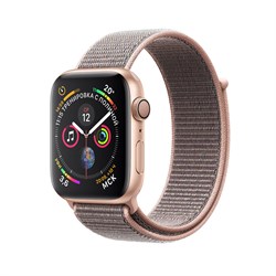 Apple Watch Series 4 GPS Gold Aluminum Case with Pink Sand Sport Loop (Спортивный браслет цвета «розовый песок») Apple Watch Series 4 GPS Gold Aluminum Case with Pink Sand Sport Loop (Спортивный браслет цвета «розовый песок»)