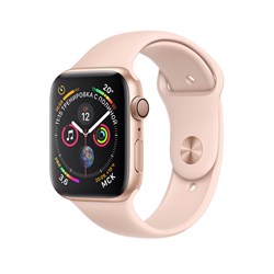 Apple Watch Series 4 GPS Gold Aluminum Case with Pink Sand Sport Band (Спортивный ремешок цвета «розовый песок») Apple Watch Series 4 GPS Gold Aluminum Case with Pink Sand Sport Band (Спортивный ремешок цвета «розовый песок»)