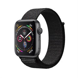 Apple Watch Series 4 GPS Space Gray Aluminum Case with Black Sport Loop (Спортивный браслет черного цвета) Apple Watch Series 4 GPS Space Gray Aluminum Case with Black Sport Loop (Спортивный браслет черного цвета)