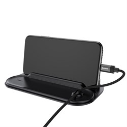 Держатель и парковочная карта Baseus Horizon Silicone Parking Number Card Bracket black