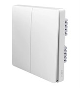 Умный выключатель Xiaomi Aqara Smart Wall Switch (QBKG12LM) двойной, встраиваемый, с нулевой линией Умный выключатель Xiaomi Aqara Smart Wall Switch (QBKG12LM) двойной, встраиваемый, с нулевой линией