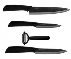 Набор кухонных керамических ножей Xiaomi Huohou - фото 10108