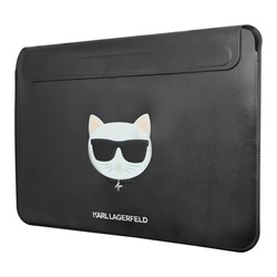 Чехол Karl Lagerfeld Choupette Head Sleeve для ноутбука 13 дюймов, черный - фото 15645