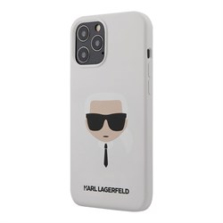 Чехол Karl Lagerfeld Liquid silicone Karl's Head для iPhone 12 Pro Max - фото 15695