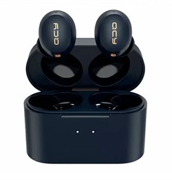 Беспроводные наушники QCY True Wireless Earphones HT01 (темно-cиний) - фото 16395