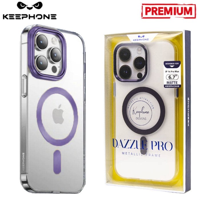 Чехол для телефона KEEPHONE DAZZLE PRO MAGSAFE (прозрачный, матовый) - фото 24027