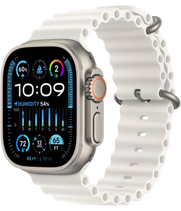 Умные часы Apple Watch Ultra 2 GPS + Cellular, 49 мм, корпус из титана, ремешок Ocean - фото 25334