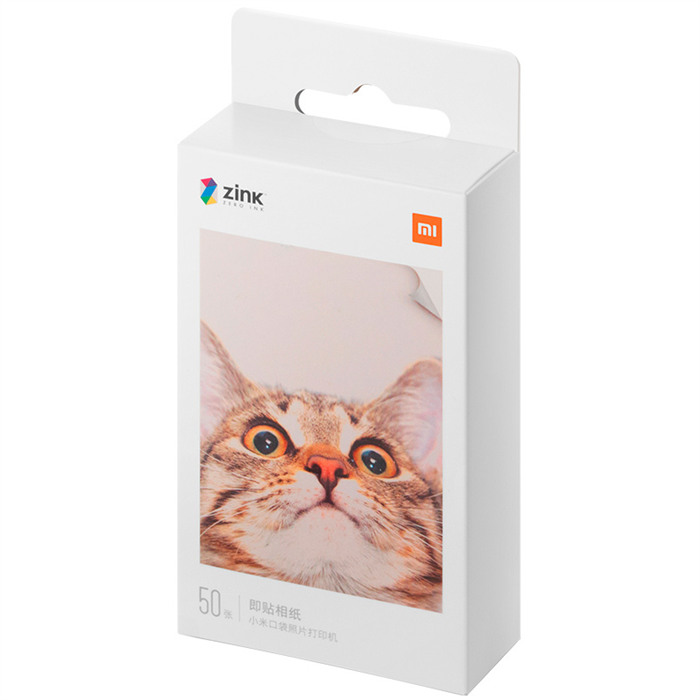 Бумага для карманного фотопринтера Xiaomi Mijia AR ZINK (XMZPXZHT03) (50 штук в упаковке) - фото 26915
