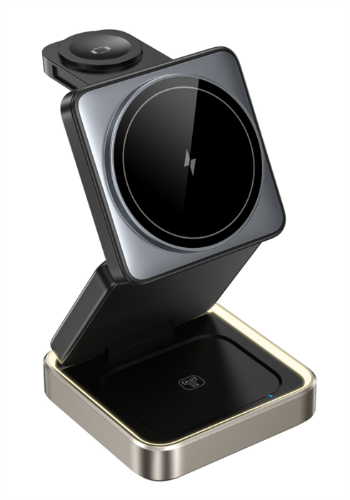 Беспроводное зарядное устройство ACEFAST E20 3-in-1 Black 6424 - фото 33946