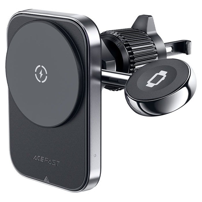 Автодержатель с беспроводной зарядкой Acefast D18 in-car 2-in-1 magnetic wireless charging holder 6427 - фото 33950