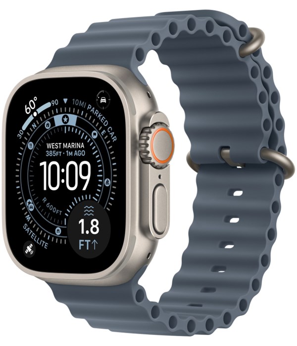 Часы Apple Watch Ultra 3 49mm Titanium Case Natural Ocean Band 6568 - фото 35429
