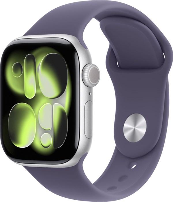 Apple Watch Series 11, 42 мм корпус из алюминия, силиконовый спортивный ремешок 6553 - фото 36165