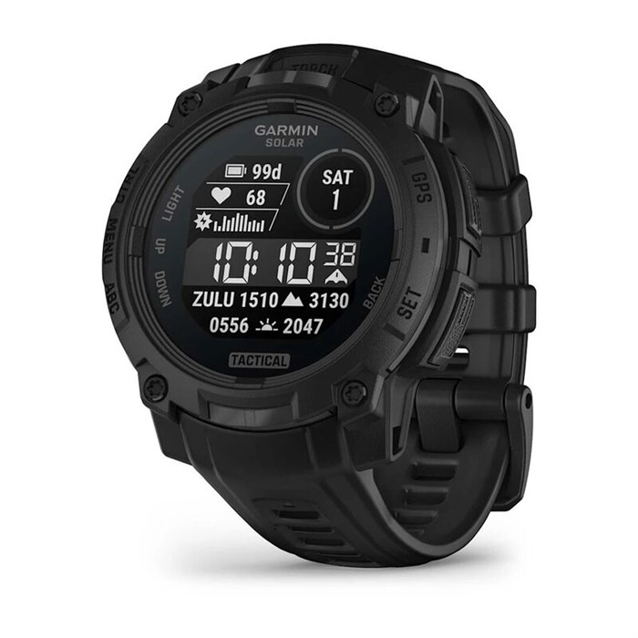 Часы Garmin Instinkt 3 45 Tactical Solar Black with Black Silicon 6804 - фото 37295