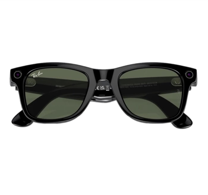 Очки Ray-Ban Wayfarer matte black transitions graphite green (155-53) 6822 - фото 37517