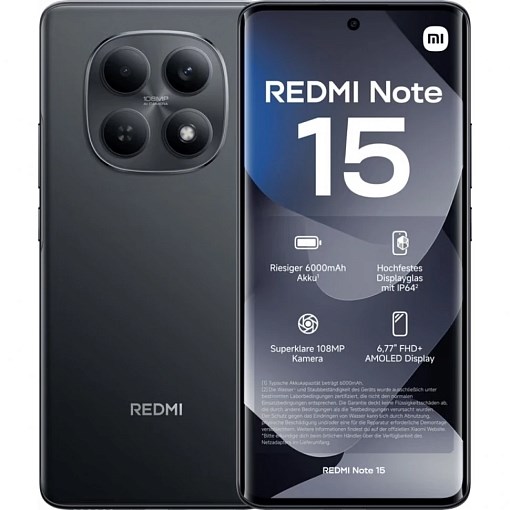 Смартфон Xiaomi Redmi Note 15 8/256GB 6977 - фото 39275
