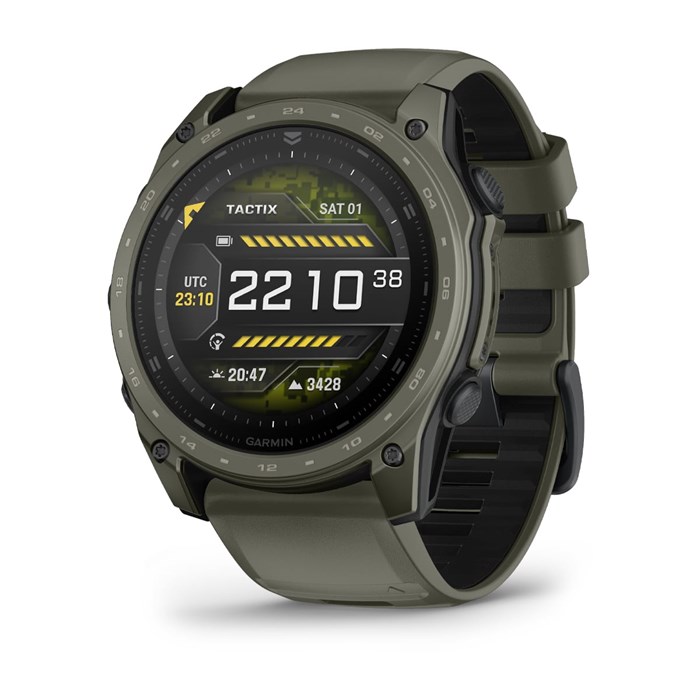 Часы Garmin TACTIX 8 51mm Amoled Olive Drab Cerakote with Olive Drab Silicon (010-03380-13) 7108 - фото 40775