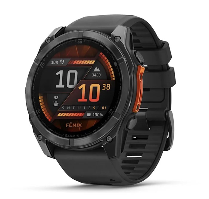 Часы Garmin Fenix 8, 51 мм, AMOLED, Slate Gray with black silicone band 7272 - фото 42231