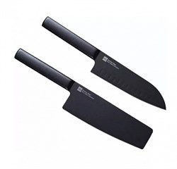 Набор кухонных ножей Xiaomi Huo Hou black heat knife set