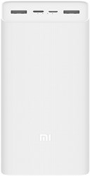 Внешний аккумулятор Xiaomi Mi Power Bank 3 (30000 mAh, белый) (PB3018ZM)