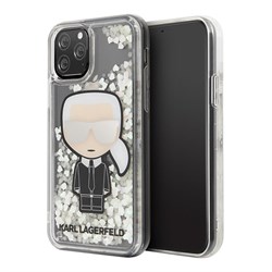 Чехол Karl Lagerfeld Liquid Glitter Iconic Karl Glow in Dark для iPhone 11 Pro