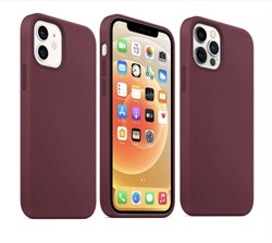 чехол Silicone Case для iPhone 12/12 Pro  (разные цвета)