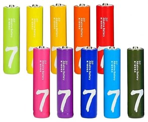 Батарейки алкалиновые Xiaomi ZMI Rainbow ZI7 AA701 (типа AAА, уп.10шт.)