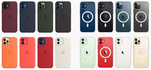Чехол Silicone Case MagSafe для iPhone разные цвета