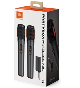Радиосистема с двумя микрофонами JBL PartyBox Wireless Mic 6262