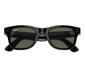 Очки Ray-Ban Wayfarer matte black transitions graphite green (150-50) 6463