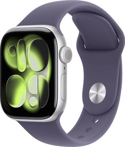 Apple Watch Series 11, 46 мм корпус из алюминия, силиконовый спортивный ремешок 6554