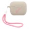 Чехол Guess Silicone case Script logo with cord для Airpods Pro - фото 15525