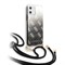 Чехол Guess 4G Cord collection Hard Gradient для iPhone 11, со шнурком, черный - фото 15536