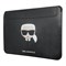 Чехол Karl Lagerfeld Ikonik Karl Sleeve для ноутбука 13 дюймов, черный - фото 15648