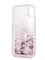 Чехол Lagerfeld для iPhone X / XS Liquid glitter Iconic patterns Hard - фото 15719
