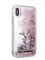 Чехол Lagerfeld для iPhone X / XS Liquid glitter Iconic patterns Hard - фото 15721