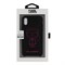 Чехол Karl Lagerfeld Liquid silicone Ikonik outlines Hard для iPhone X/XS, черный/розовый - фото 15738