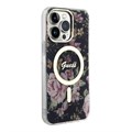 Чехол Guess Flower Hard для iPhone 14 Pro Max (MagSafe) 5261 - фото 23886