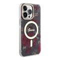 Чехол Guess Flower Hard для iPhone 14 Pro Max (MagSafe) 5261 - фото 23893