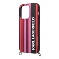 Чехол Lagerfeld Crossbody PC/TPU Color stripes with Strap Hard для iPhone 14 Pro 5303 - фото 24062
