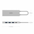 USB-хаб Xiaomi Type-C 5в1 3USB/1USB-C/HDMI (XMDS05YM) 5692 - фото 27251