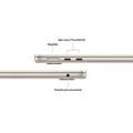 Ноутбук Apple MacBook Air 15" (M3, 8C CPU/10C GPU, 2024), 24 ГБ, 512 ГБ SSD 6173 - фото 31653