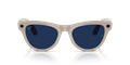 Умные очки Ray-Ban Meta Skyler RW4010 (150-52), Shiny Chalky Gray/Transitions Sapphire 6472 - фото 34331