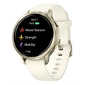 Часы Garmin Venu 4, 41мм Lunar Gold / Bone 6772 - фото 36950