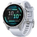 Часы Garmin Fenix 8 43 мм Amoled Silver с силиконовым ремешком Whitestone 6825 - фото 37537