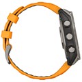 Часы Garmin fenix 8 51mm Sapphire AMOLED Titanium with Spark Orange Silicone Band 6828 - фото 37602