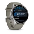 Часы Garmin Venu 4 45mm Silver with Silver Gray silicon 6902 - фото 38279