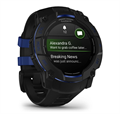 Часы Garmin Instinct 3 - 50 mm, AMOLED Black with Black/Bolt Blue Band 6982 - фото 39313