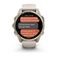 Часы Garmin fenix 8 - 43 mm, AMOLED Sapphire, Soft Gold with Fog grey/dark sandstone silicone band 6984 - фото 39322