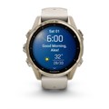Часы Garmin fenix 8 - 43 mm, AMOLED Sapphire, Soft Gold with Fog grey/dark sandstone silicone band 6984 - фото 39324